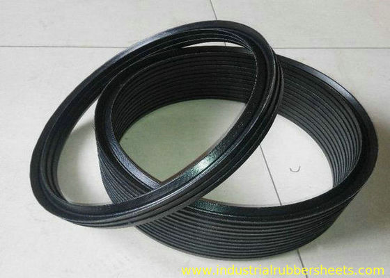 Black NBR FKM PTFE Vòng đệm cao su silicone / Vòng bọc thủy lực Vee