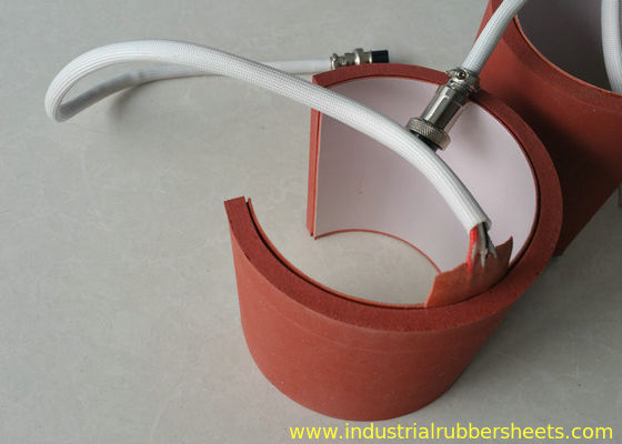Bộ đệm sưởi ấm cao su silicone linh hoạt và tùy chỉnh 350W để làm nóng đồng bộ