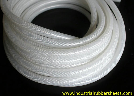 Polyester Braid Củng cố silicone Braided ống với độ bền nhiệt độ cao và chất lượng thực phẩm không mùi