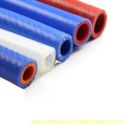 Ống dẫn nhiệt silicone bện linh hoạt với lớp gia cố polyester bện chống chịu nhiệt độ cao