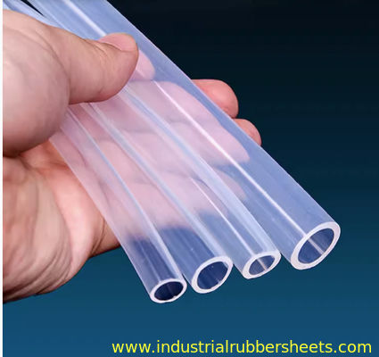 Clear Customizable FDA Compliant Silicone Tube Extrusion for Automotive and Medical Applications