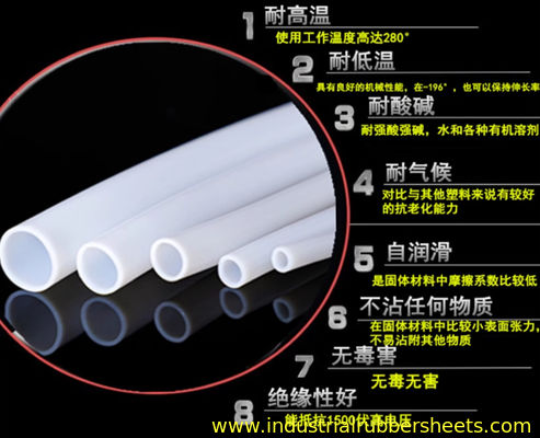 Id1mm X Od2mm X 100m White PTFE Hose cho nhiệt độ cao