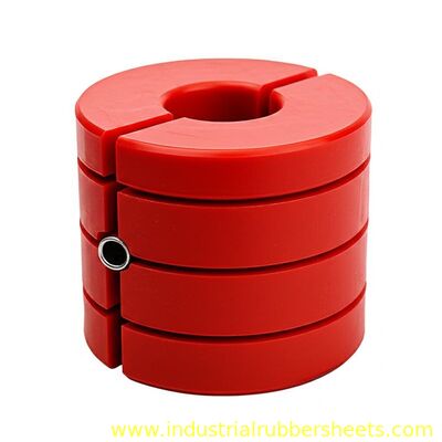 L Type Polyurethane Coupling with Taper Bore Universal Series 80-98 Shore A Hardness and 650% Elongation