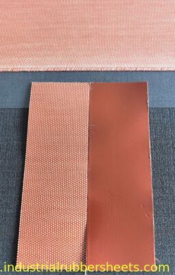 T0.75mm x W1m x L10m Vải sợi thủy tinh tráng silicon màu đỏ (Phong cách Rogers)