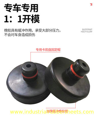 Tấm đệm cao su cho con đội xe màu đen đạt chứng nhận ISO9001, giúp hấp thụ sốc và bảo vệ sơn